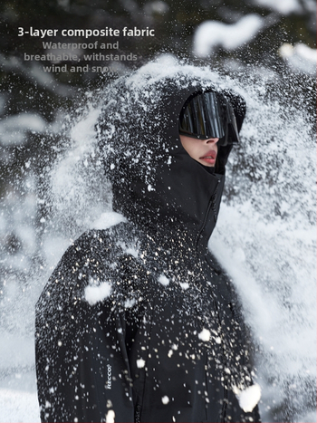 Kültéri sínadrág poliészterből, vízálló, hidegálló és lélegző