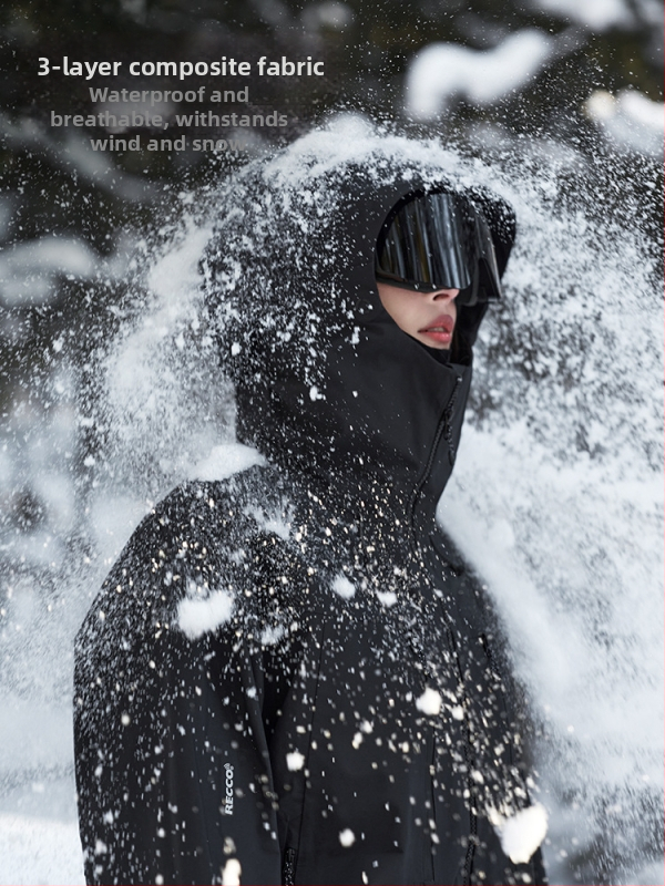 Āra slēpošanas bikses no poliestera – ūdensnecaurlaidīgas, izturīgas pret aukstumu un elpojošas