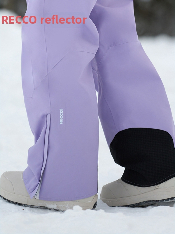 Āra slēpošanas bikses no poliestera – ūdensnecaurlaidīgas, izturīgas pret aukstumu un elpojošas