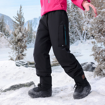 Uniszex softshell sí nadrág, egyenes szabás, 100% poliészter