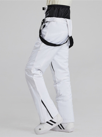 Sí nadrág férfiaknak és nőknek, vízálló és lélegző, selyemszál töltéssel, kopásálló, vállpántokkal