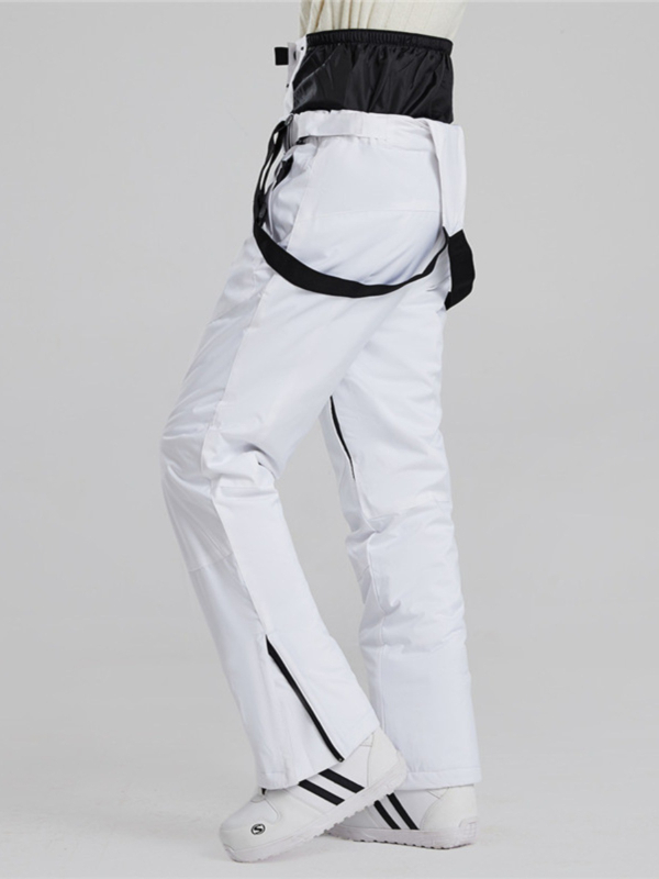 Sí nadrág férfiaknak és nőknek, vízálló és lélegző, selyemszál töltéssel, kopásálló, vállpántokkal