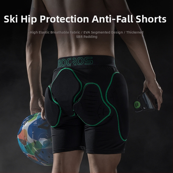 Sívédő csípő rövidnadrág - uniszex (anyag Nylon Brush Lycra; bélés Nylon mesh; töltet 10 mm hab; havas sportokra)