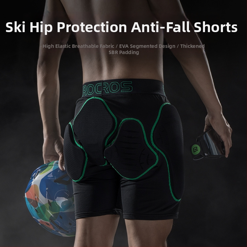 Sívédő csípő rövidnadrág - uniszex (anyag Nylon Brush Lycra; bélés Nylon mesh; töltet 10 mm hab; havas sportokra)