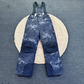 Gyerek sí nadrág vállpántos, uniszex, vastag szigetelés, vízálló (síeléshez)