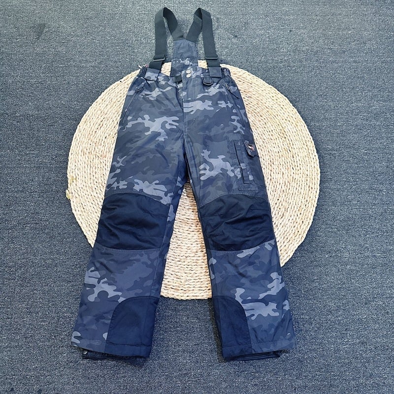 Gyerek sí nadrág vállpántos, uniszex, vastag szigetelés, vízálló (síeléshez)