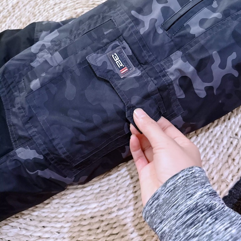 Gyerek sí nadrág vállpántos, uniszex, vastag szigetelés, vízálló (síeléshez)