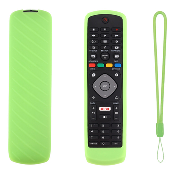 Нов удебелен силиконов, светещ, устойчив на падане калъф за дистанционни управления за телевизори PHILIPS