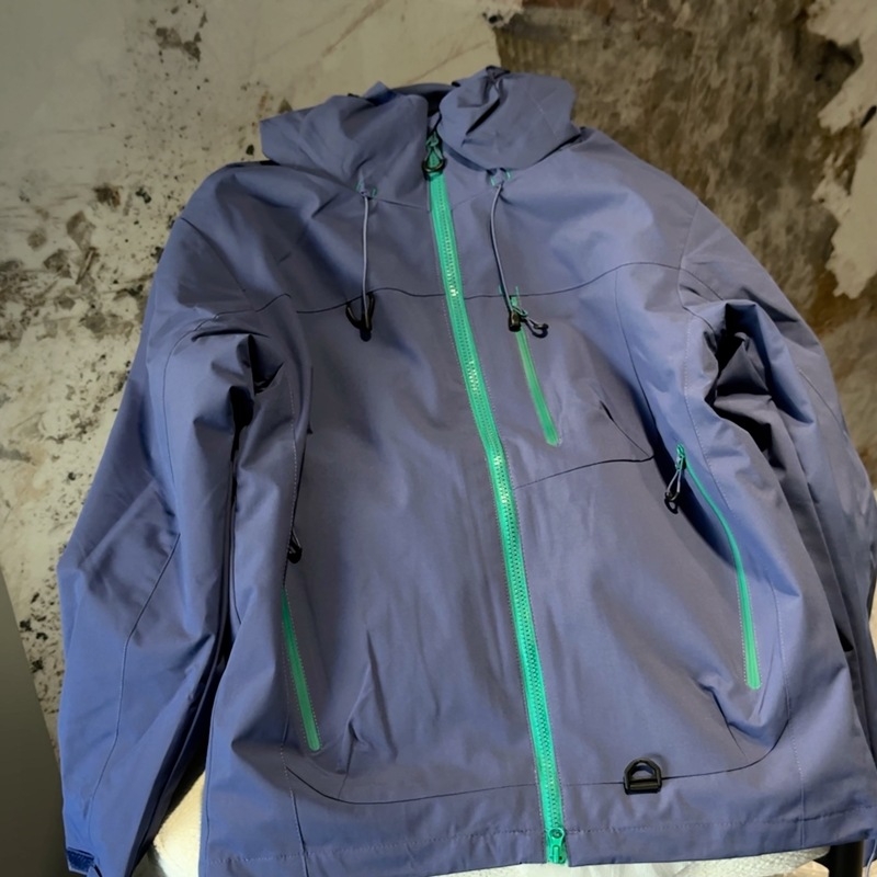 Uniszex három az egyben sídzseki: fleece-betétes, vastag Softshell, pamutkeverék anyag, szélálló és vízálló