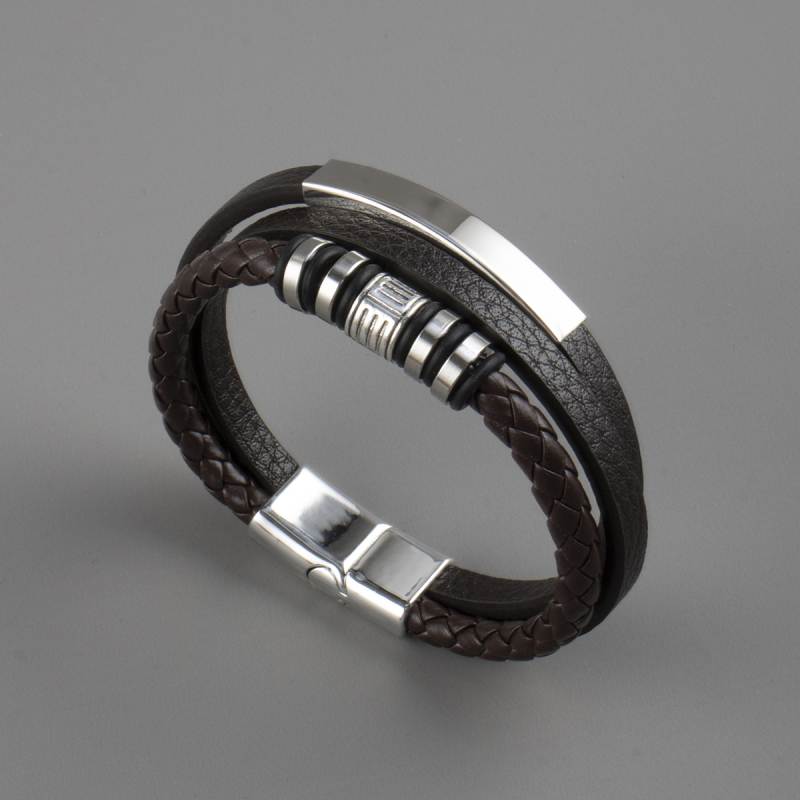 Sakausējuma rokassprādze, ģeometriska forma, vintage stils, unisex dizains, precīza izstrāde