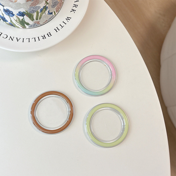 MagSafe átlátszó kör alakú teleszkópos asztali telefon-tartó - műanyag