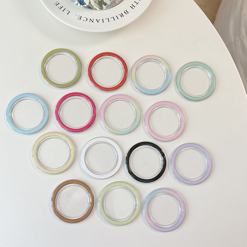 MagSafe átlátszó kör alakú teleszkópos asztali telefon-tartó - műanyag