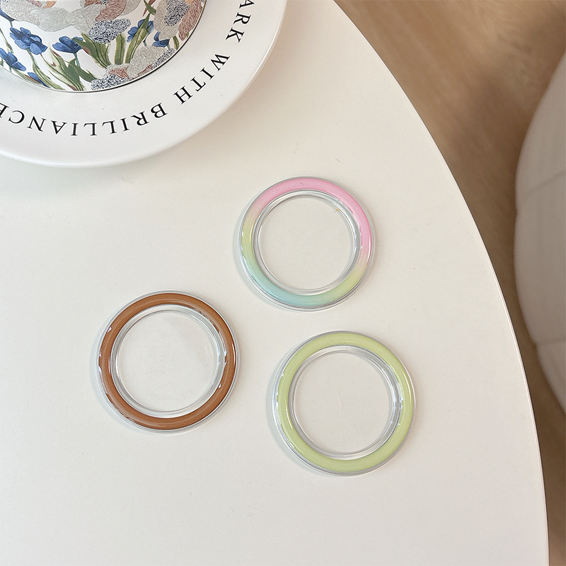 MagSafe átlátszó kör alakú teleszkópos asztali telefon-tartó - műanyag