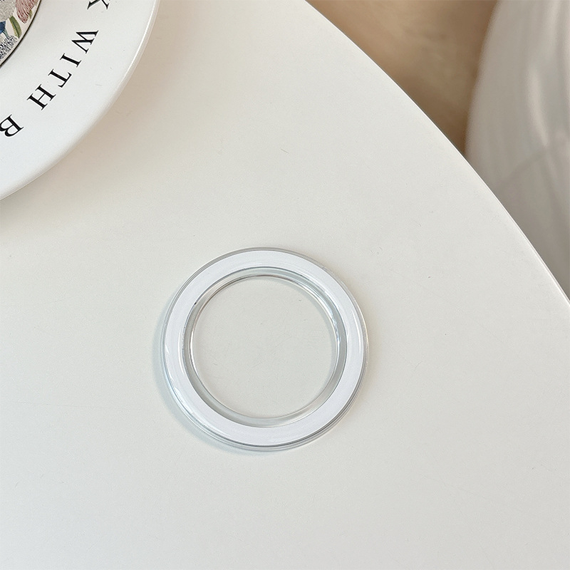 MagSafe átlátszó kör alakú teleszkópos asztali telefon-tartó - műanyag