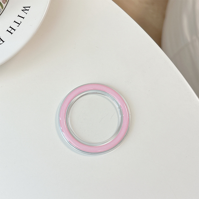 MagSafe átlátszó kör alakú teleszkópos asztali telefon-tartó - műanyag