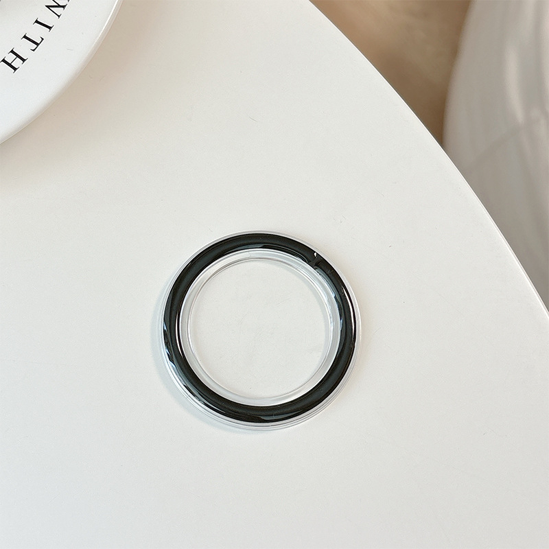 MagSafe átlátszó kör alakú teleszkópos asztali telefon-tartó - műanyag