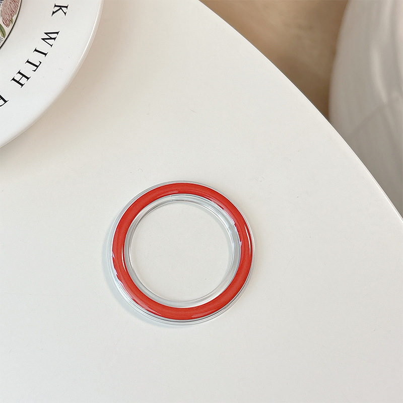 MagSafe átlátszó kör alakú teleszkópos asztali telefon-tartó - műanyag