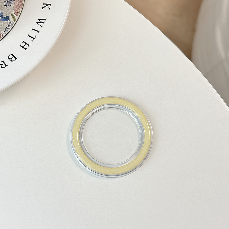 MagSafe átlátszó kör alakú teleszkópos asztali telefon-tartó - műanyag