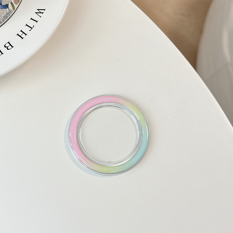 MagSafe átlátszó kör alakú teleszkópos asztali telefon-tartó - műanyag