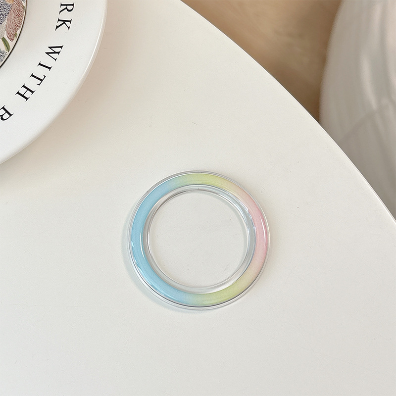 MagSafe átlátszó kör alakú teleszkópos asztali telefon-tartó - műanyag