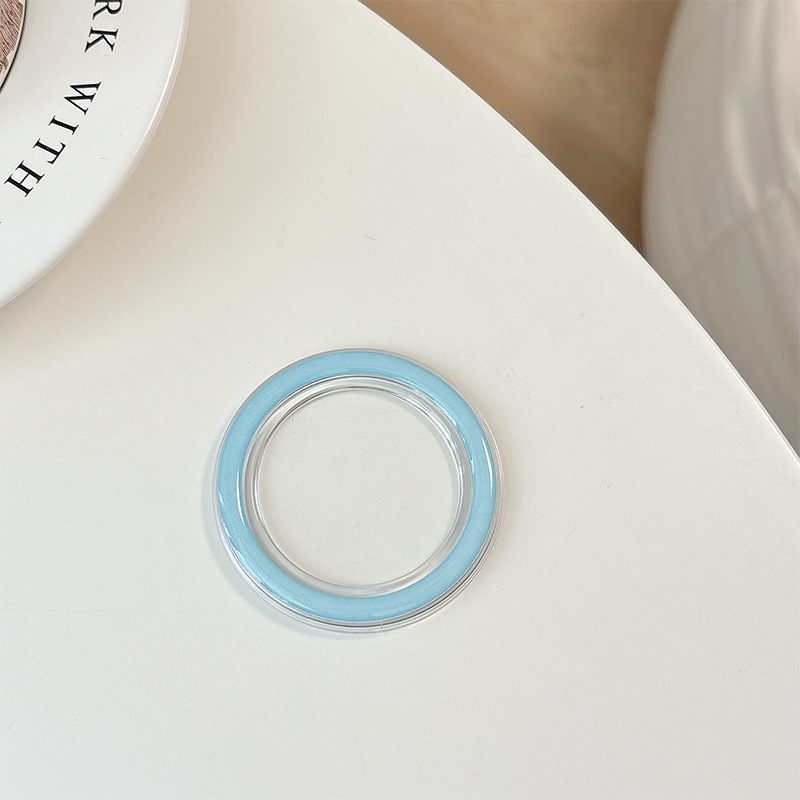 MagSafe átlátszó kör alakú teleszkópos asztali telefon-tartó - műanyag