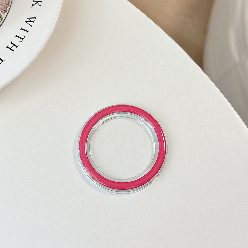 MagSafe átlátszó kör alakú teleszkópos asztali telefon-tartó - műanyag