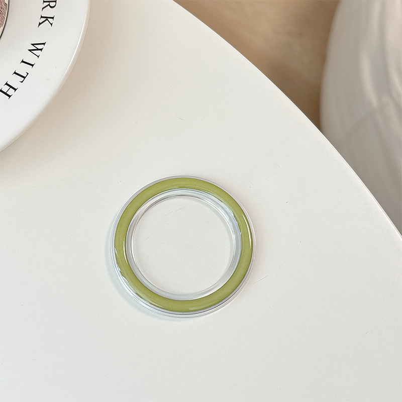 MagSafe átlátszó kör alakú teleszkópos asztali telefon-tartó - műanyag