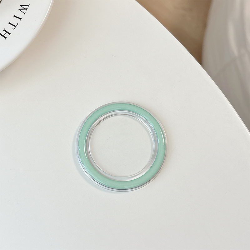 MagSafe átlátszó kör alakú teleszkópos asztali telefon-tartó - műanyag