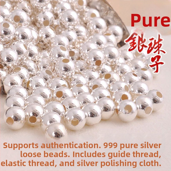 Мъниста от 999 сребро – ръчна изработка, пролет 2025, лек лукс стил