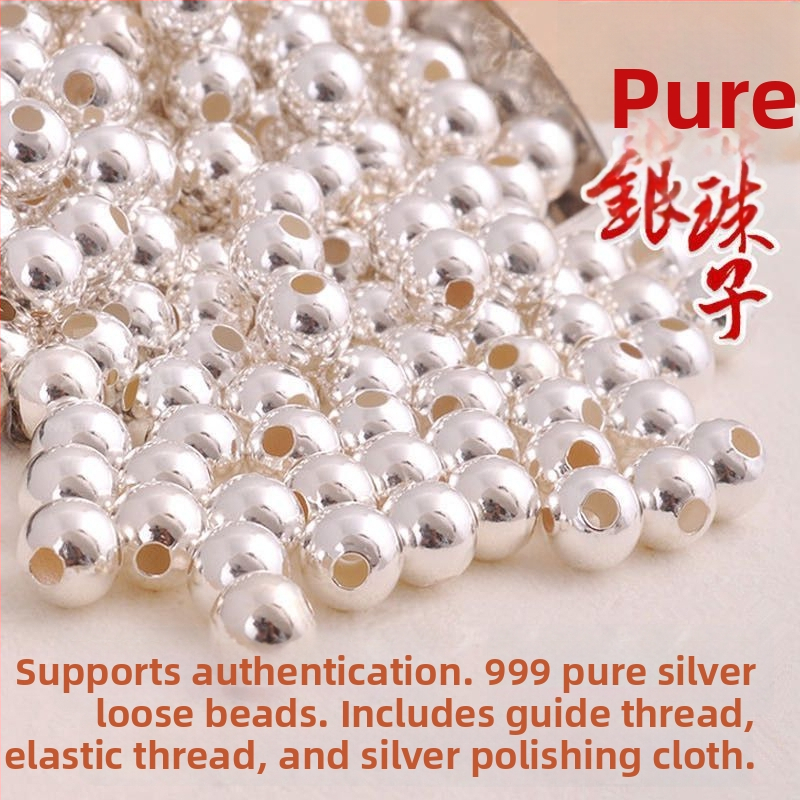 Мъниста от 999 сребро – ръчна изработка, пролет 2025, лек лукс стил