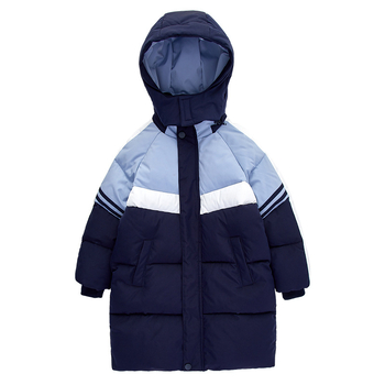 Bērnu ziemas divdaļīga skolas uniforma ar kapuci un rāvējslēdzēju, korejiešu stilā, zēniem 8+ gadi, augums virs 140 cm