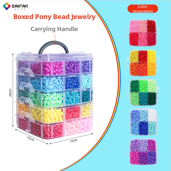 DIY бижута аксесоари — пластмасови мъниста, спрей покритие, Yiwu произход, оригинален дизайн