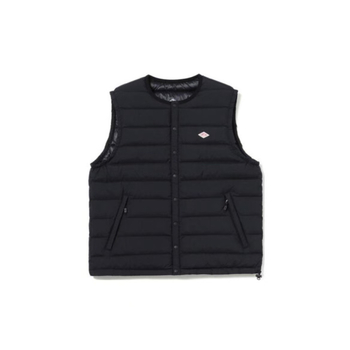 Жилетка с пух от гъска, пълнеж 100, външна тъкан найлон, Vintage стил, Зима 2024