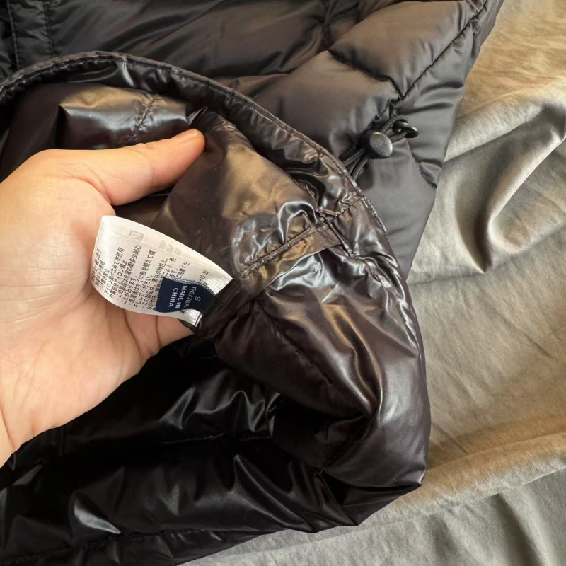 Жилетка с пух от гъска, пълнеж 100, външна тъкан найлон, Vintage стил, Зима 2024