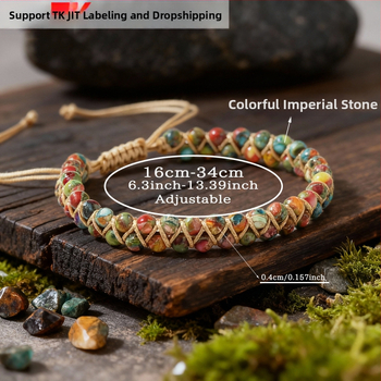 DIY punutud nöörkäevõru, eksootiline unisex stiil, käsitsi kootud, 2025. aasta talv, päritolu Jinhua.