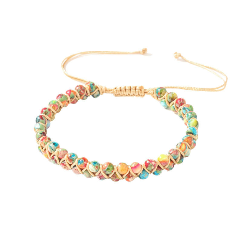 DIY punutud nöörkäevõru, eksootiline unisex stiil, käsitsi kootud, 2025. aasta talv, päritolu Jinhua.