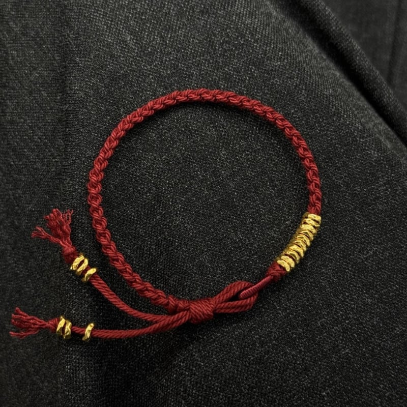 Bratara șnur – stil etnic, unisex; tricotat manual; vară 2025; brand Xiying