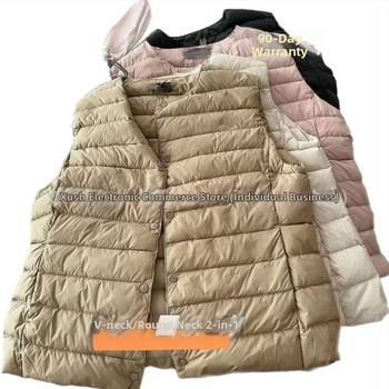 Ženská prenosná vesta s umelnou výplňou, cardigan štýl, U-golier, 3D vzor, dĺžka 50–65 cm, tkanina: polyester s elastanom, výplň: imitácia hodvábu a bavlny