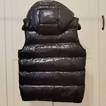 Unisex vesta za muškarce i žene, jesen-zima, debela i topla, bijeli patkini puh, sjajna tkanina, s odvojivom kapuljom