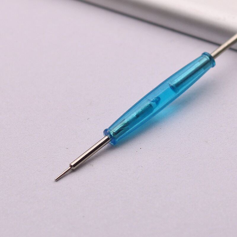 Instrument de reparare ceasuri cu două capete – pentru demontarea curelei și extragerea pinilor; Material: metal și plastic; Set: 10000 buc.; Utilizare: ceasuri; Standard: Mediu