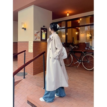 Palton dama în stil britanic, lungime ultra scurtă, croială în formă de A, țesătură Spandex