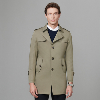 Palton, croială slim, guler de sacou, închidere cu nasturi pe un rând, Vinylon-Lycra țesătură