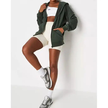 Дамско памучно яке с качулка, персонализирано по заявка, гъвкав модел, редовни ръкави