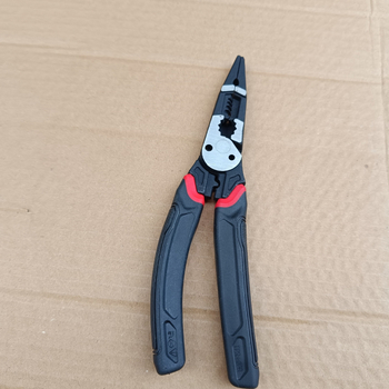 Többfunkciós villanyszerelő fogó vezetékek dezizolálására és crimpelésére, hegyes orrú, ipari minőségű, szétszerelésre szolgáló eszköz