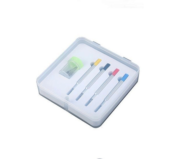 Órajavító eszköz szíjak szétszereléséhez és acél karkötő cseréjéhez, ötvözet acél, Andu márka, 4 részes készlet