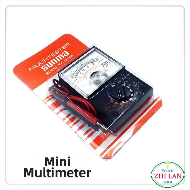 Zhilan analogni multimetar, plastično kućište, 1 set, za kućnu upotrebu, srednjeg dizajna