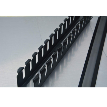 Neutral metāla kabelu vadības statīvs tīklam, 12 nodalījumi, vispārējai kabelēšanai