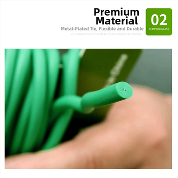 Sârmă de legat grădină personalizată, cu acoperire din plastic; ideală pentru trandafiri cățărători și alte plante, cu suport din sârmă de fier și sfoară de legare pentru amenajări peisagistice.