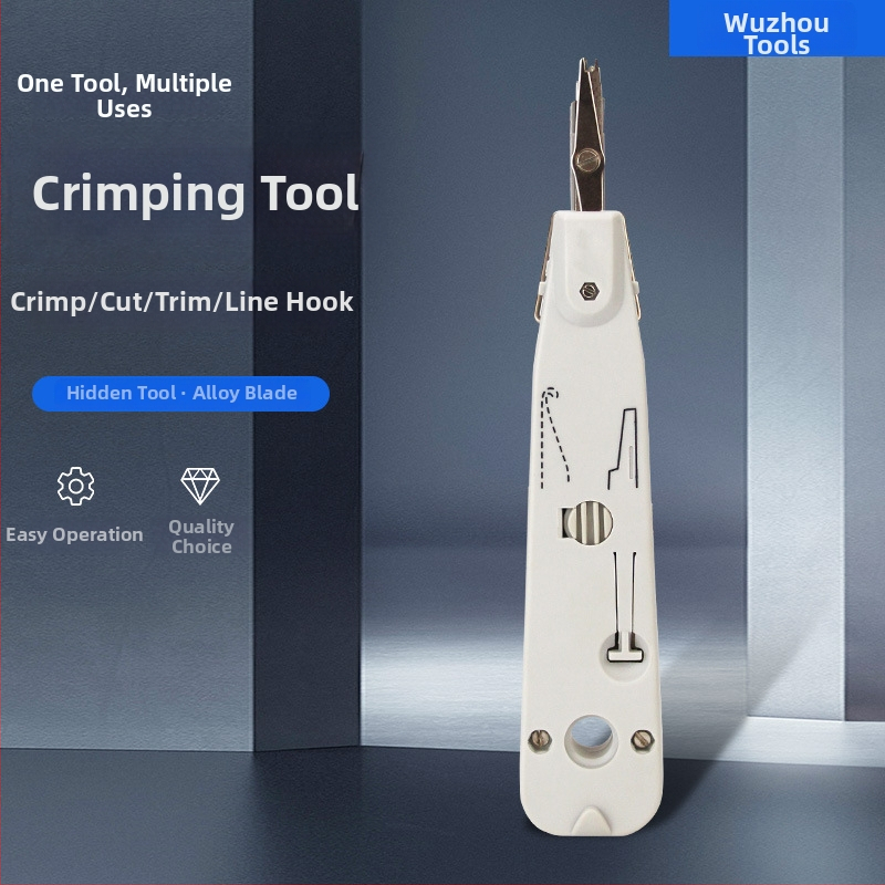 Wuzhou Kabeļu griešanas nazis tīkla moduļa jaušanai – plastmasas daudzfunkcionāls threading rīks Crystal Head, modulis un sadales rāmis