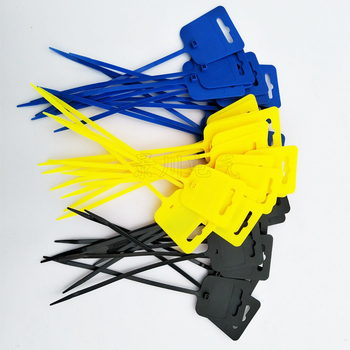 Legături din nylon pentru etichete de raft, 5x200mm, grosime 1,3mm, 100 buc. în pachet, Jingchuan